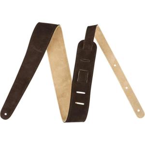 imageFender Reversible Suede Guitar Strap 2in GrayTanBrownTan