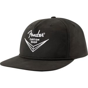 imageFender Custom Shop Logo Hat NylonCotton Blend Adjustable Fit Black