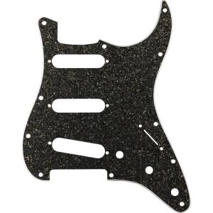imageHybrid GlassGlitter Stratocaster SSS Pickguard Silver SparkleDark Gray Sparkle