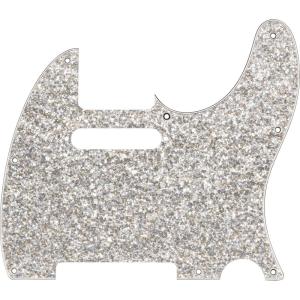 imageHybrid GlassGlitter Telecaster SS Pickguard Dark Gray SparkleSilver Sparkle