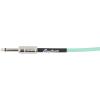 imageFender Contour Coiled Instrument Cable Guitar Accessories StraightAngle Seafoam Green 30 ftSeafoam Green