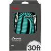 imageFender Contour Coiled Instrument Cable Guitar Accessories StraightAngle Seafoam Green 30 ftSherwood Green