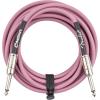 imageFender Contour Instrument Cable Guitar Cable Guitar Accessories StraightStraight Seafoam Green 10 ftBurgundy Mist
