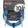 imageFender Contour Instrument Cable Guitar Cable Guitar Accessories StraightStraight Seafoam Green 10 ftLake Placid Blue
