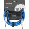 imageFender Contour Instrument Cable Guitar Cable Guitar Accessories StraightStraight Seafoam Green 10 ftLake Placid Blue