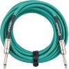 imageFender Contour Instrument Cable Guitar Cable Guitar Accessories StraightStraight Seafoam Green 10 ftSherwood Green