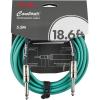 imageFender Contour Instrument Cable Guitar Cable Guitar Accessories StraightStraight Seafoam Green 10 ftSherwood Green