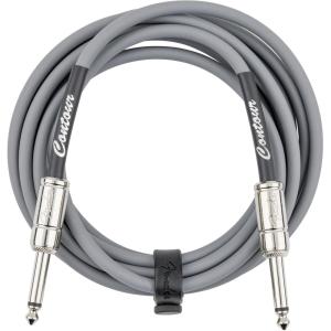 imageFender Contour Instrument Cable Guitar Cable Guitar Accessories StraightStraight Seafoam Green 10 ftInca Silver