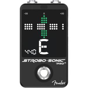 imageFender StroboSonic Pro Strobe Guitar Tuner Pedal Ultra Precise 001 Cent Accuracy Dual Display Modes Large LED Screen Pedalboard Friendly