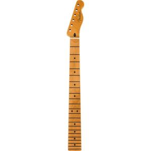 imageSatin Roasted Maple Fat Telecaster Neck 22 Medium Jumbo Frets 95 Maple U ShapeMaple Wood