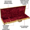 image:imageFender Classic Series Wood Case  StratTele LeftHand BlackTweed